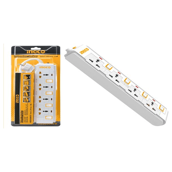 Ingco HES03041V Extension Cord Set with 4pcs Separate Switch - KHM Megatools Corp. Ingco HES03041V Extension Cord Set with 4pcs Separate Switch - KHM Megatools Corp.